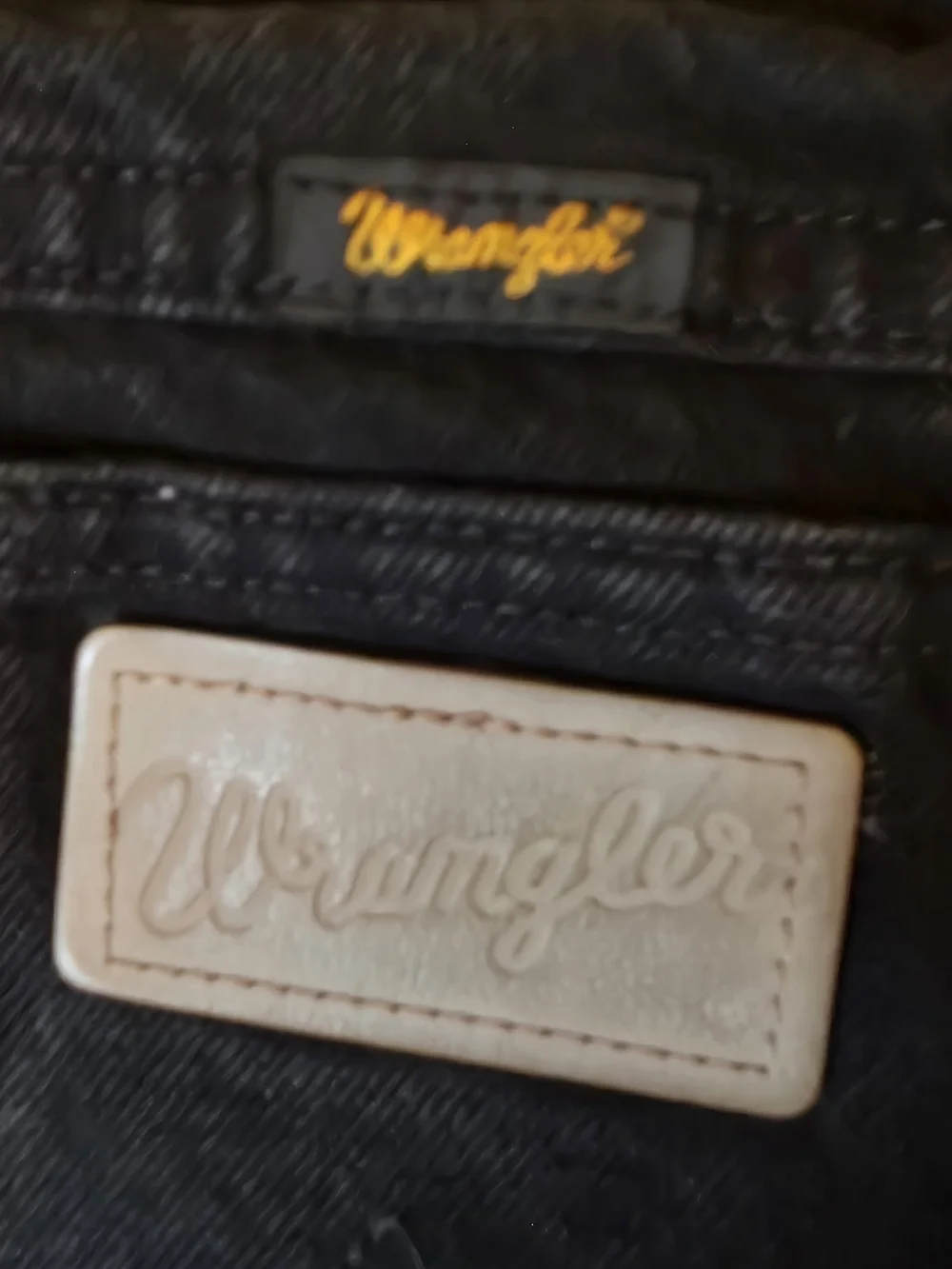 Wrangler Kids Black Jeans Straight Leg sz 14 Slim